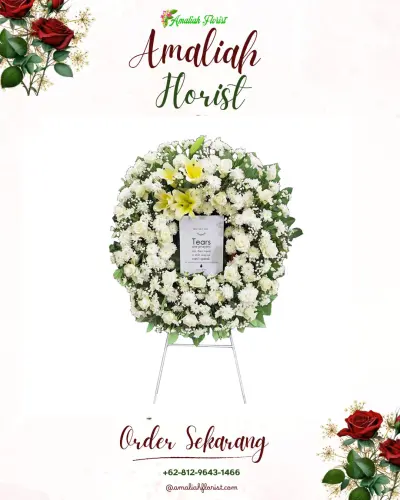 Krans Bunga Duka Cita di Jubelan