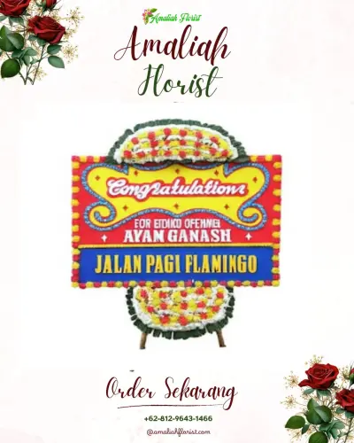 Bunga Papan Congratulation di Jubelan